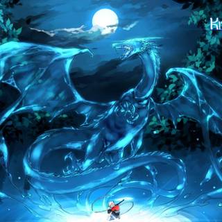 Night dragon wallpaper