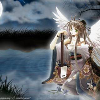 Wallpaper anime angel