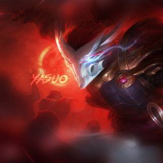 Blood moon HD wallpaper