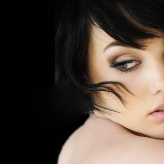 Wallpaper woman face