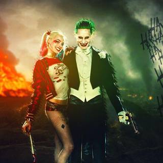 The joker and harley quinn wallpaper