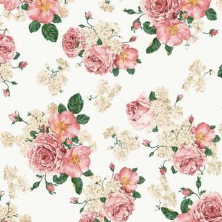 Vintage flowers wallpaper