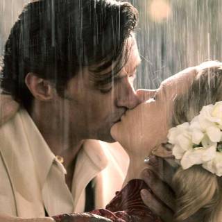 Couple kissing HD wallpaper