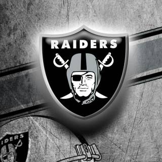 Oakland Raiders logo wallpaper