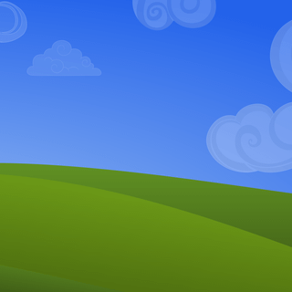 Windows xp default wallpaper black