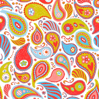 Paisley wallpaper