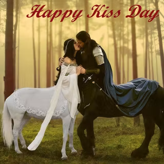 Kissing love HD wallpaper