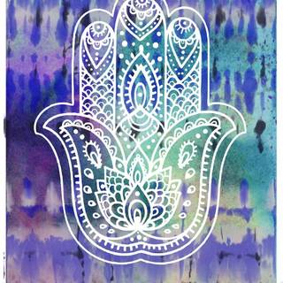 Hippie style wallpaper