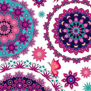 Hippie style wallpaper