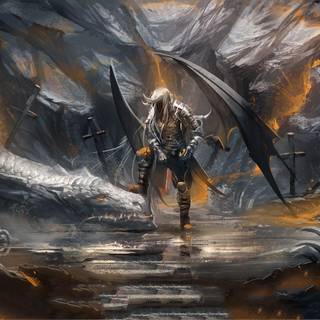Computer wallpaper dragons