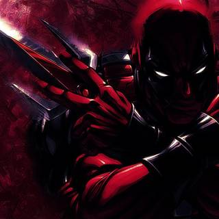 Deadpool cartoon wallpaper