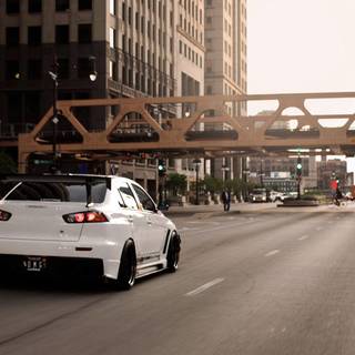 Mitsubishi Evo HD wallpaper