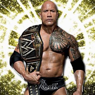 WWE wallpaper of rock