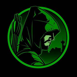 Green arrow wallpaper logo