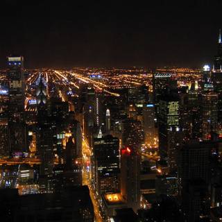 New York City at night wallpaper