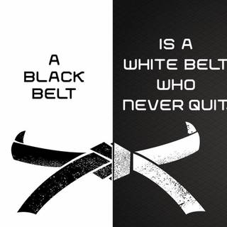 Black belt wallpaper