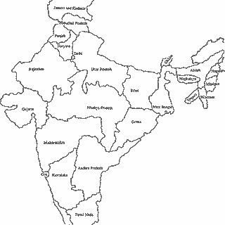 India map layout background image