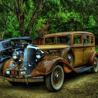 Classic car HD wallpaper