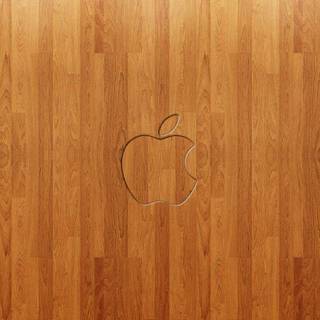 Wooden apple wallpaper