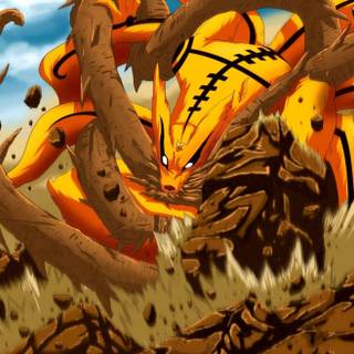 Wallpaper naruto shippuden kyubi