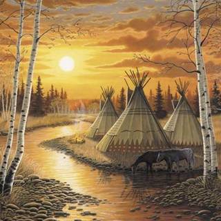 Native indian background