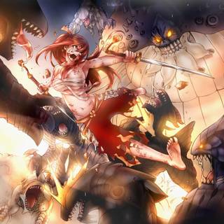 Erza Scarlet wallpaper