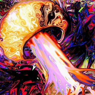 Trippy acid wallpaper