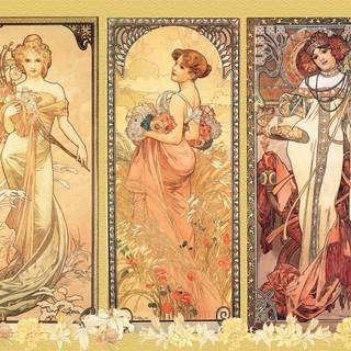 Mucha wallpaper HD