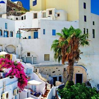 Santorini greece wallpaper HD