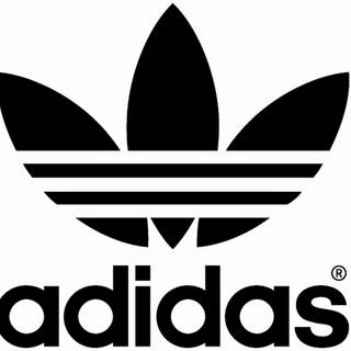 Black and white adidas HD wallpaper