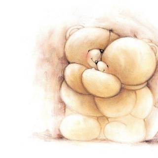 Hug bear wallpaper