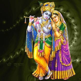 Krishna radha wallpaper HD