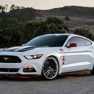 Mustang gt logo HD wallpaper