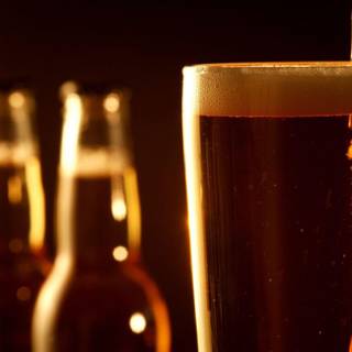 Beer glass wallpaper