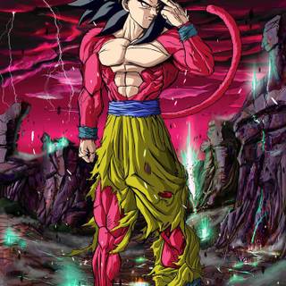 Son goku super saiyan 4 wallpaper