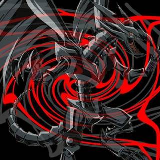 Red black dragon wallpaper