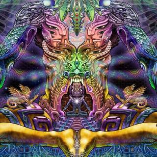 Psychedelic LSD wallpaper