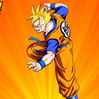 Desktop wallpaper of future gohan