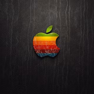 Red apple logo wallpaper iphone 4