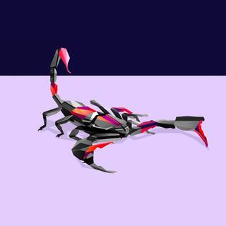 Scorpion art wallpaper