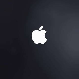 Apple wallpaper black and white