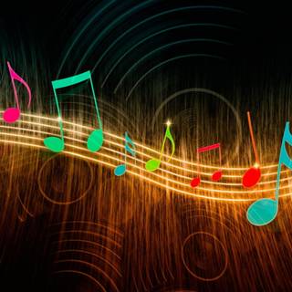 Music sign Hd colorful background