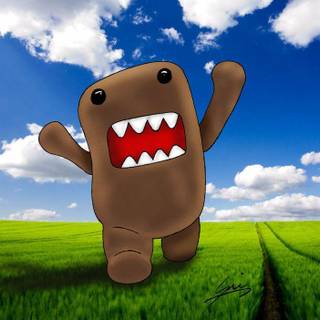 Domo kun cartoon wallpaper