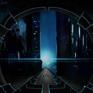 Cool HD wallpaper of futuristic