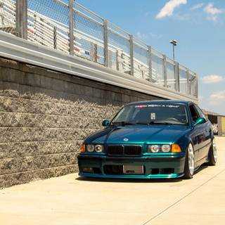 1366x768 HD bmw e36 car wallpaper