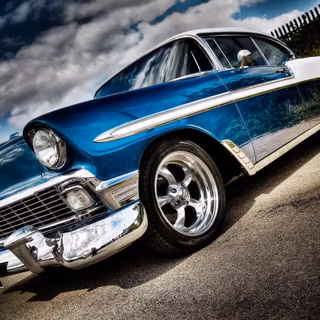 Old-school cars wallpaper