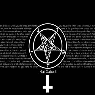 Upside down cross wallpaper