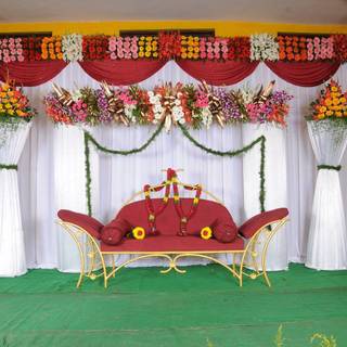 Stage background decoration