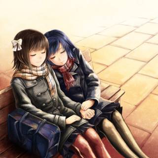 Yuri wallpaper anime