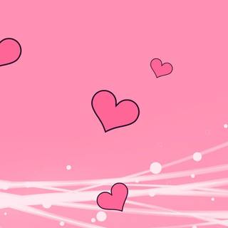 Wallpaper pink love